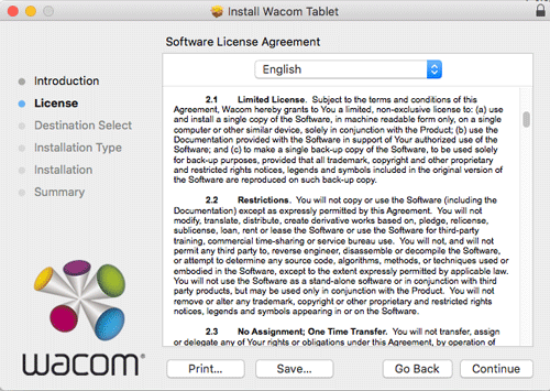 wacom tablet software for mac free